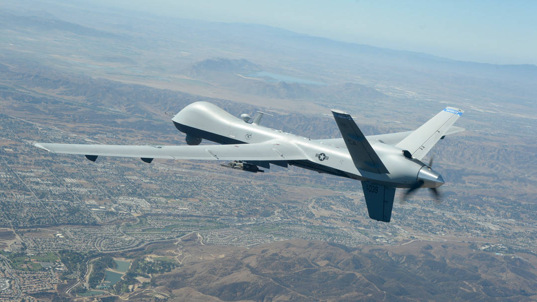 MQ-9 Reaper Using SATCOM on the Move