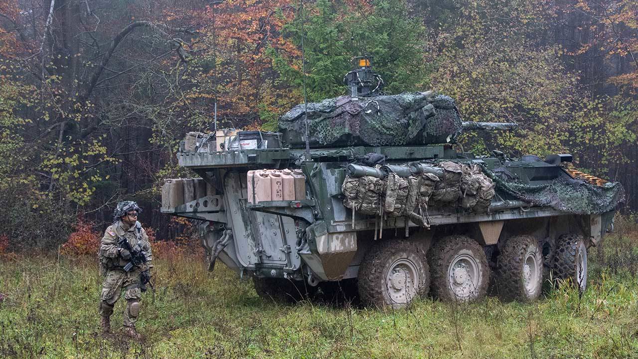 US Army Stryker Vehicle 2nd Cavalry Regiment Germany 4