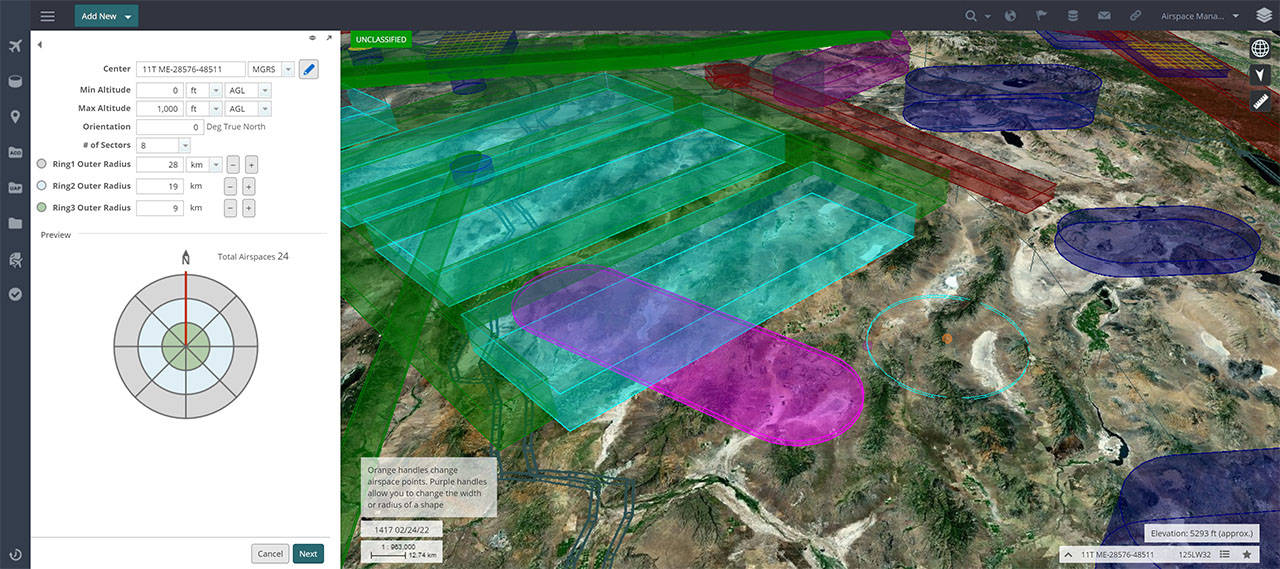 IMPACT Integrated Mission Planning Airspace Control Tools Screenshot 2