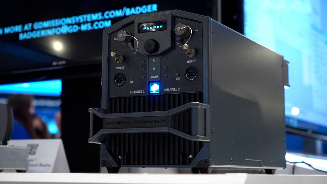 General Dynamics Badger Radio Unveiling