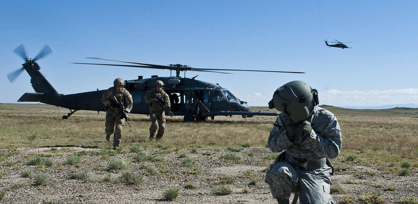 USAF Pararescue finds downed Airman 