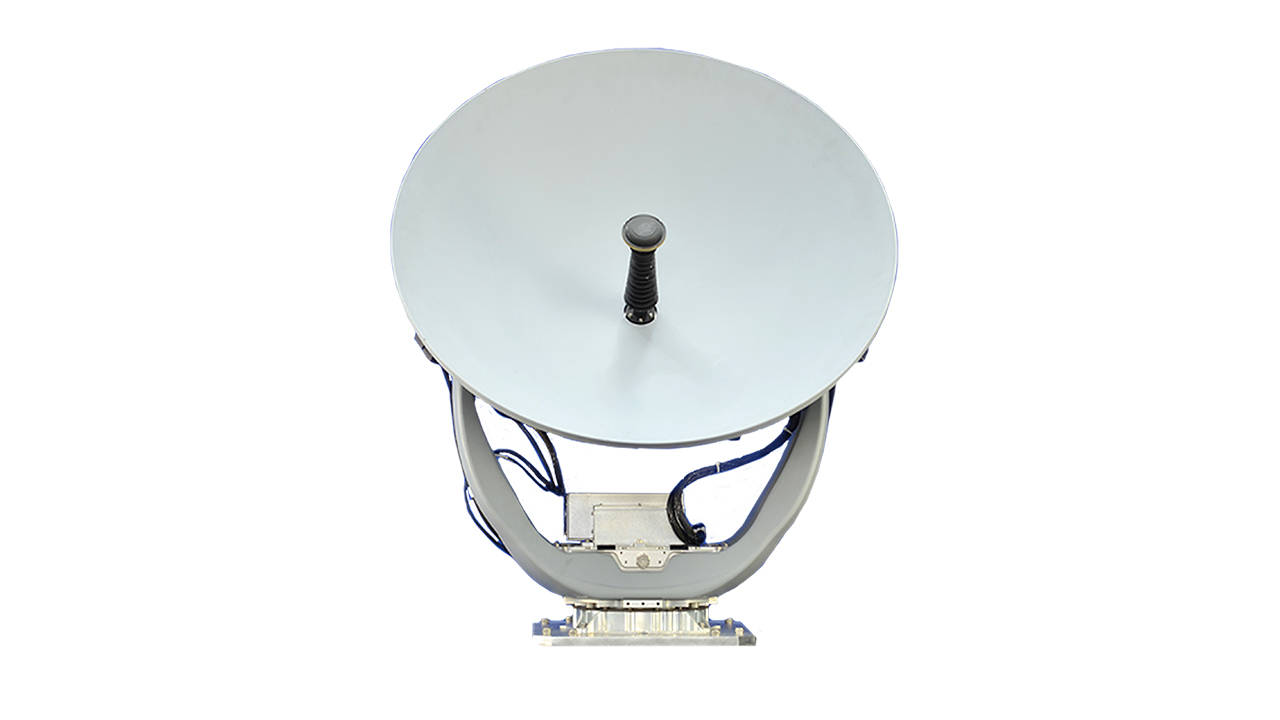 SATCOM On-The-Move Model 17-27A Airborne Antenna Cut Out