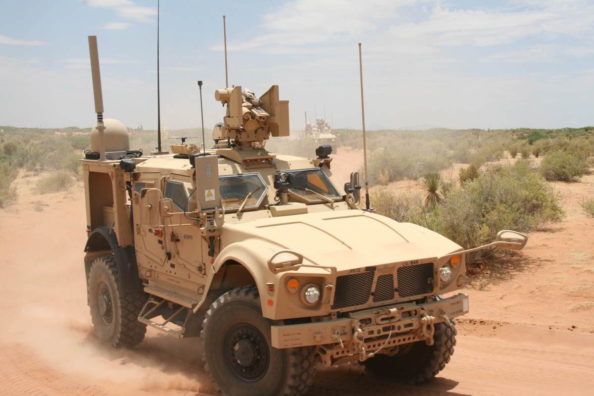 Army WIN-T Inc 2 On-The-Move at White Sands - January 2015