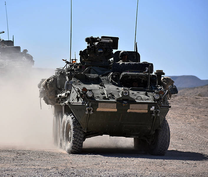 General Dynamics Land Domain Stryker Combat Vehicle