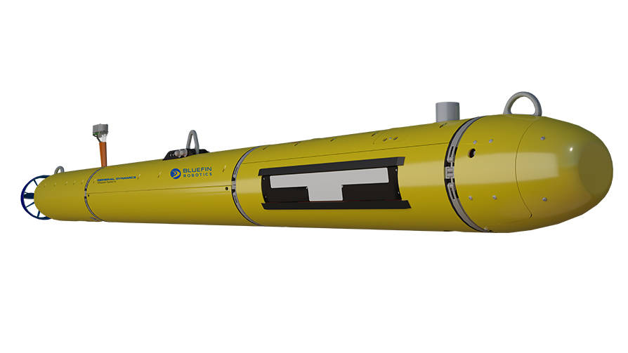 Bluefin-12 UUV Product Cut Out Right Front