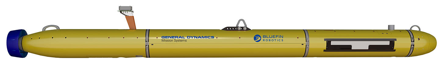 Bluefin-12 UUV Product Cut Out Right