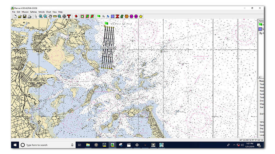 Bluefin Mission Planner Screenshot
