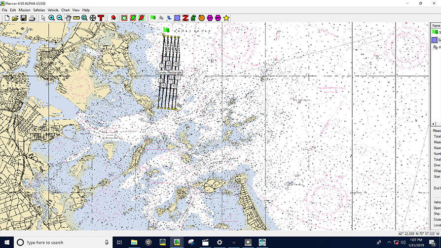 General Dynamics Bluefin Mission Planner Screenshot