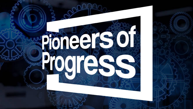 General Dynamics Pioneers of Progress Logo