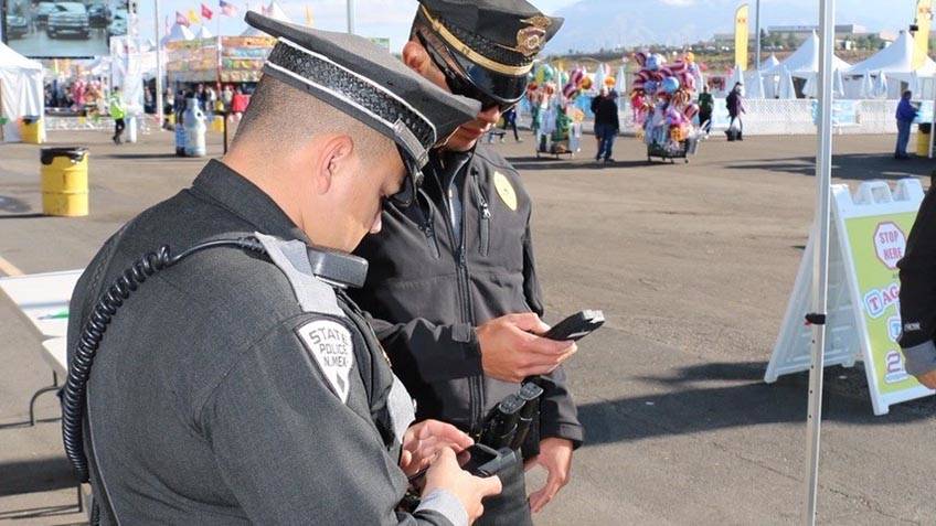 Officers using GD Public Safety Network at New Mexico Balloon Fiesta