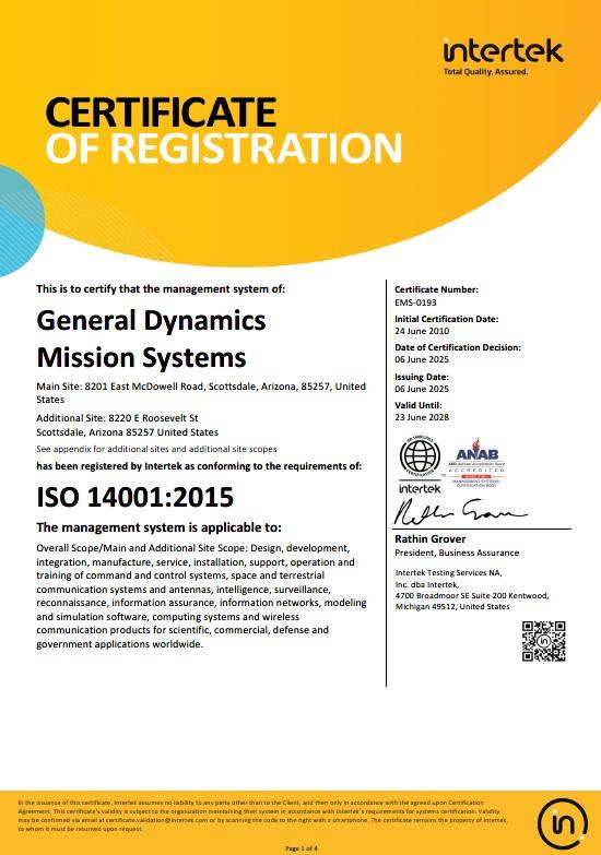 ISO 14001 Cert