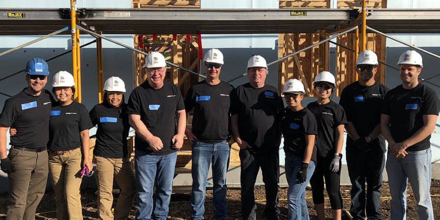 Bloomington Outdoor Habitat for Humanity Team