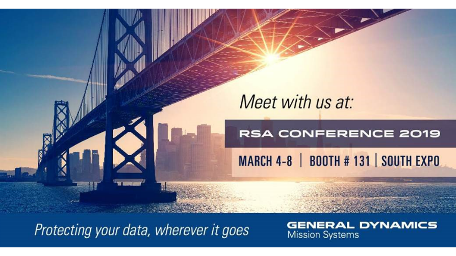Meet with General Dynamics at RSA 2019