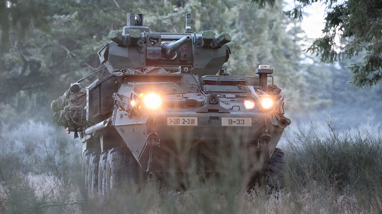 US Army Stryker field training exercise - 9539090