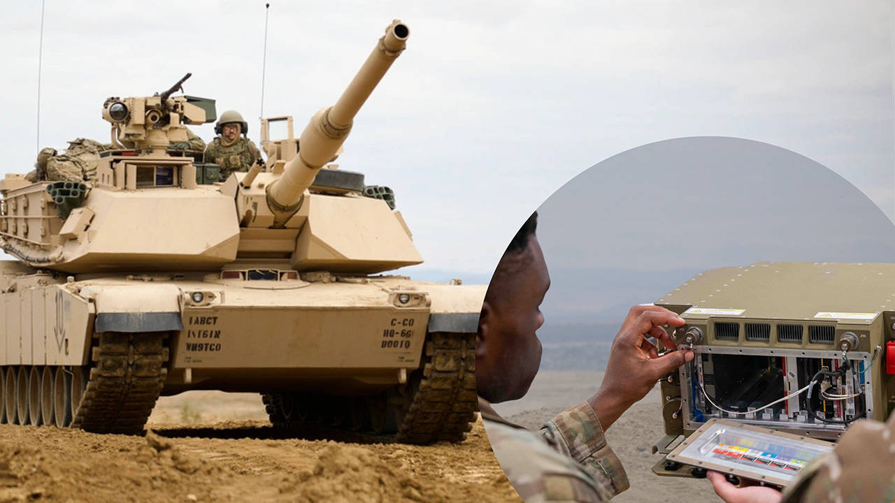 U.S. Army General Dynamics CMOSS CMFF Abrams Tank