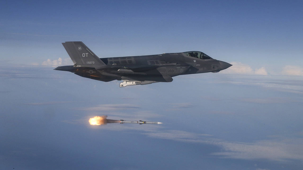 F-35A missile test 