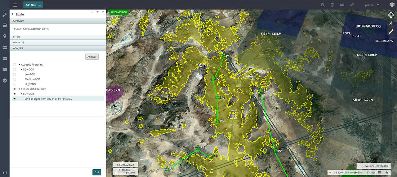 IMPACT Integrated Mission Planning Airspace Control Tools Screenshot 1