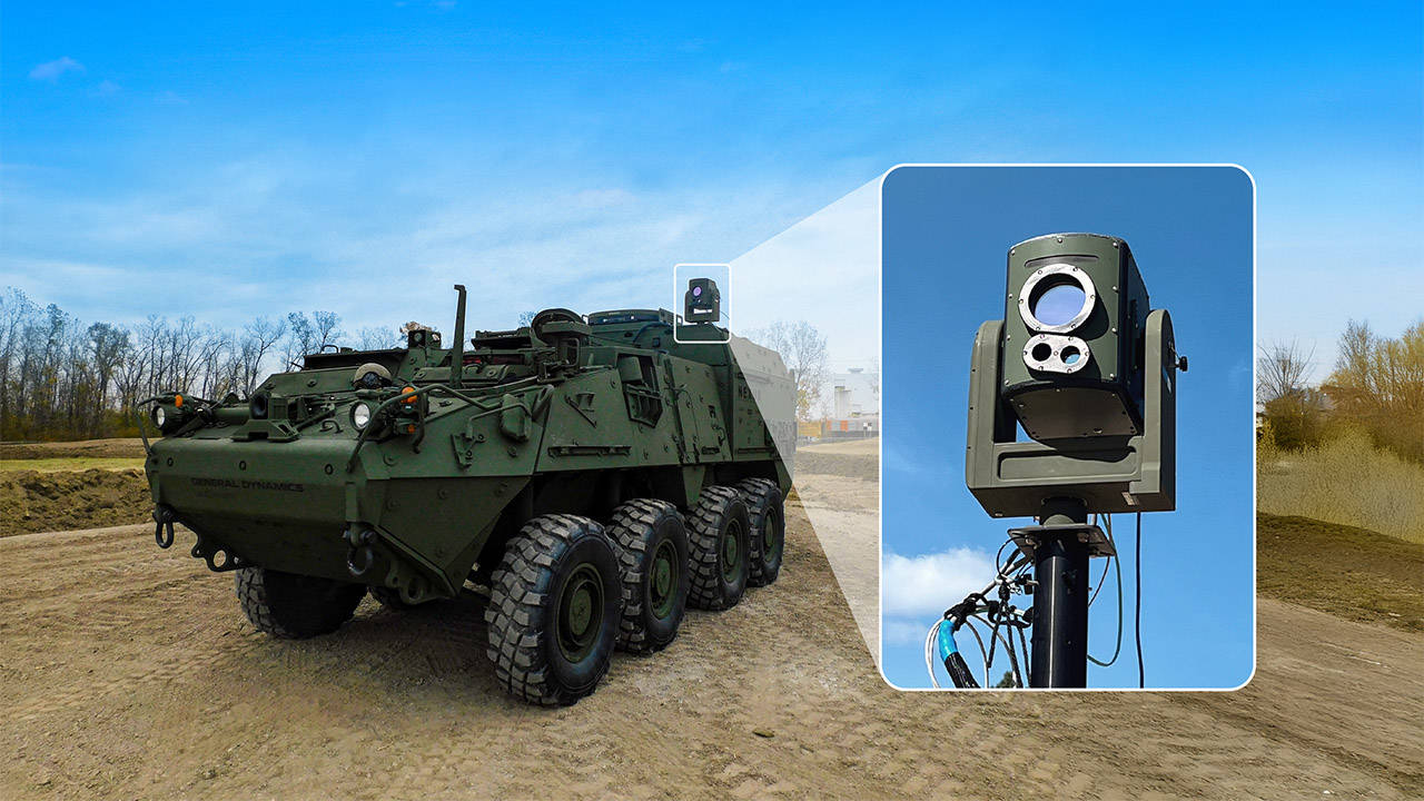General Dynamics PhantomLink onboard Stryker