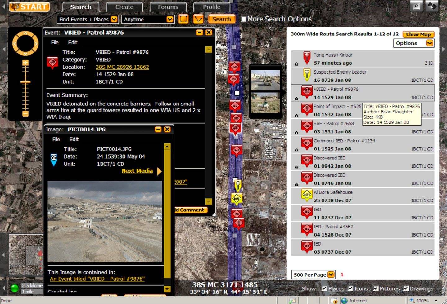 C4ISR - Tactical Ground Reporting System (TIGR) - Image 