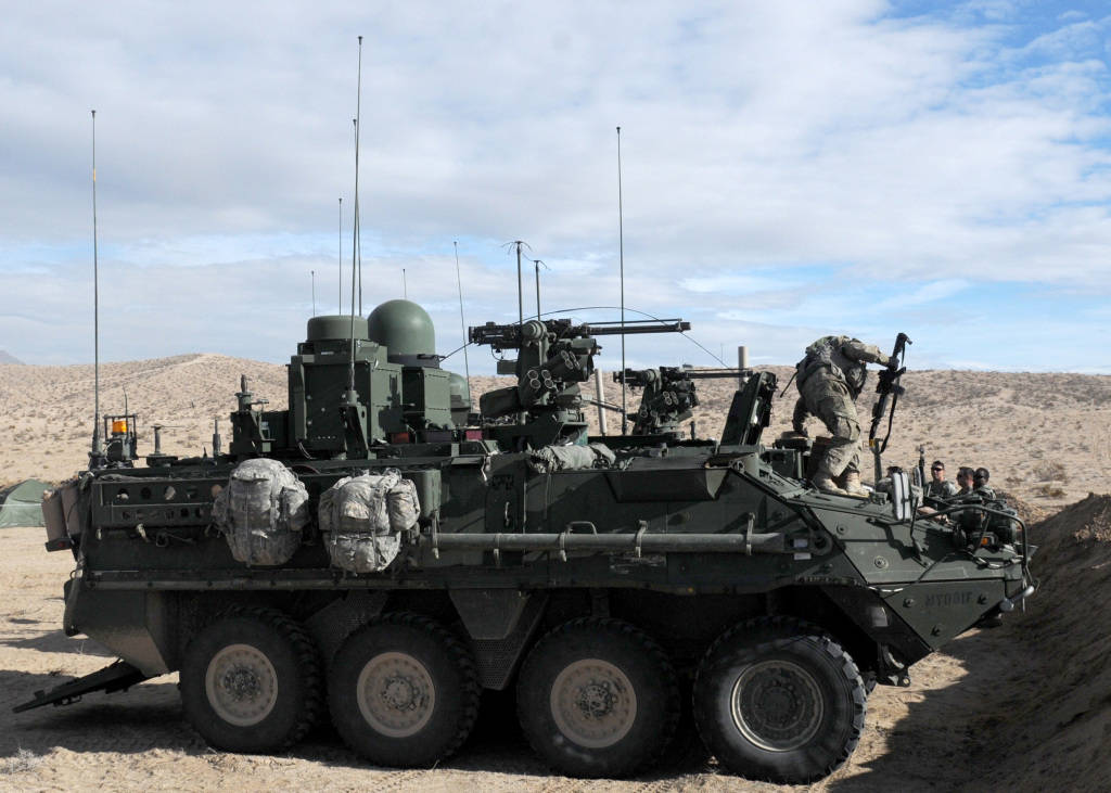 The Soldier's Network - U.S. Army: Networked Stryker Unit On-The-Move At National Training Center