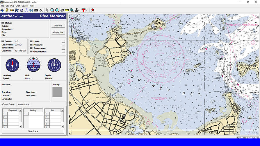 General Dynamics Bluefin Dashboard Software