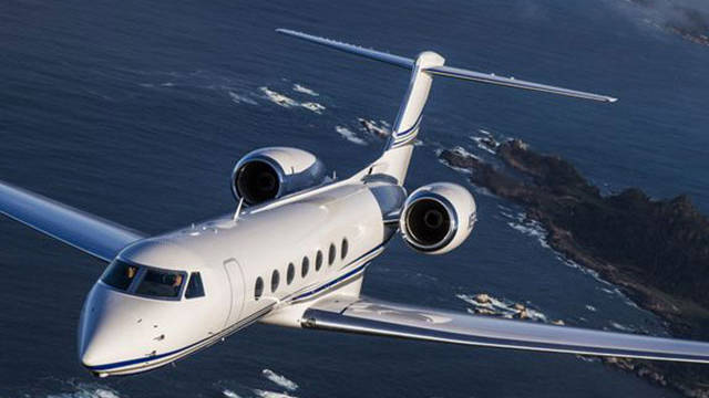 Gulfstream G550 Aerial 11