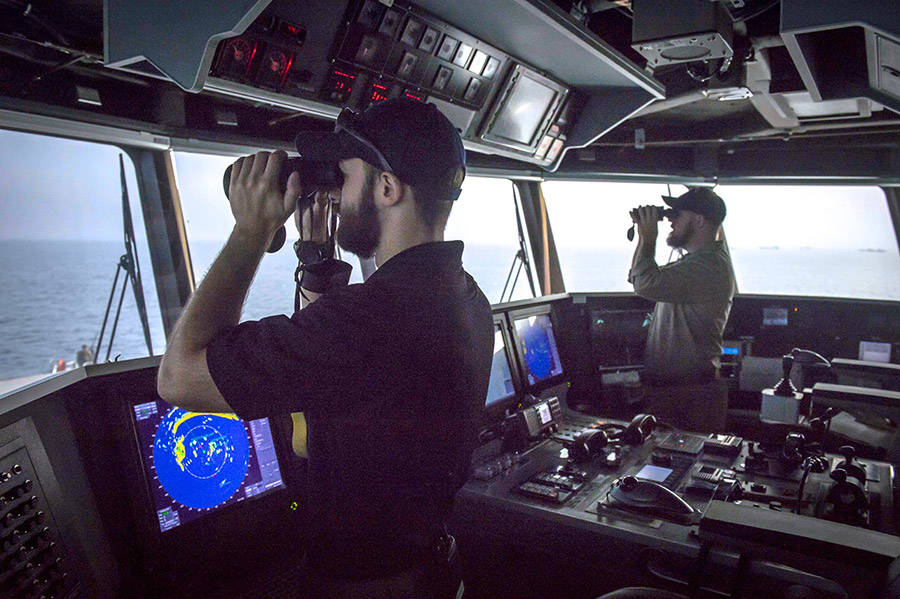 JHSV-1 USS Spearhead on Africa Deployment - April 2015