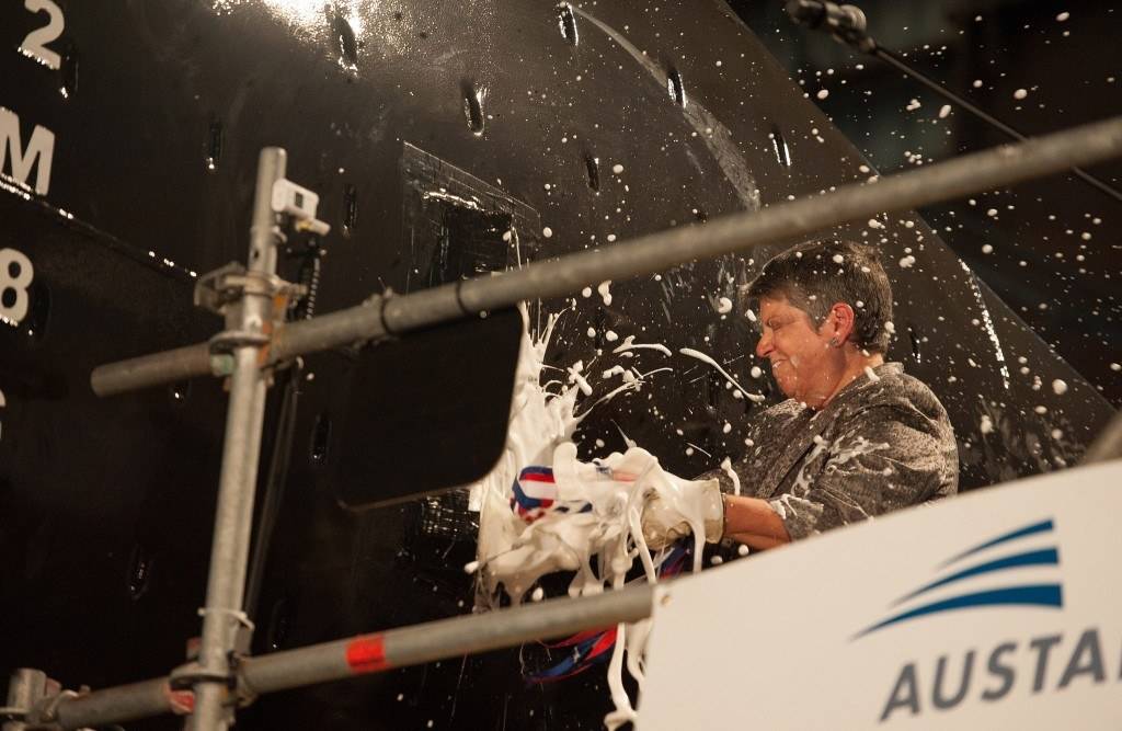 epf 8 USNS Yuma christening