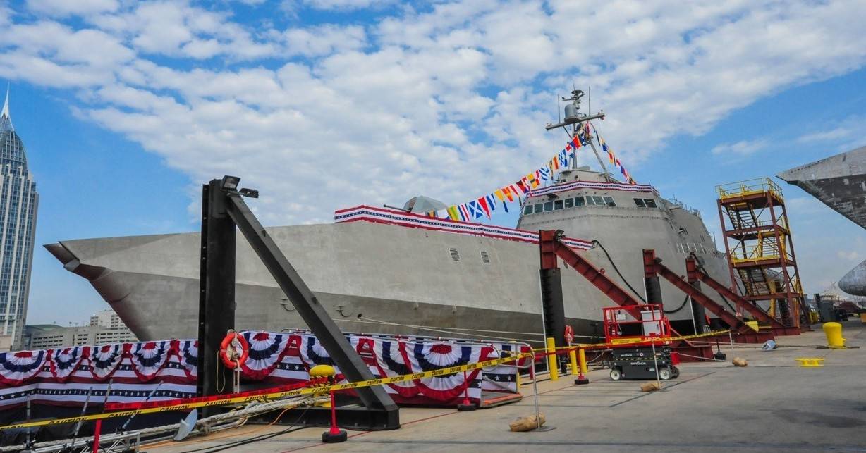 LCS 6 USS Jackson christening