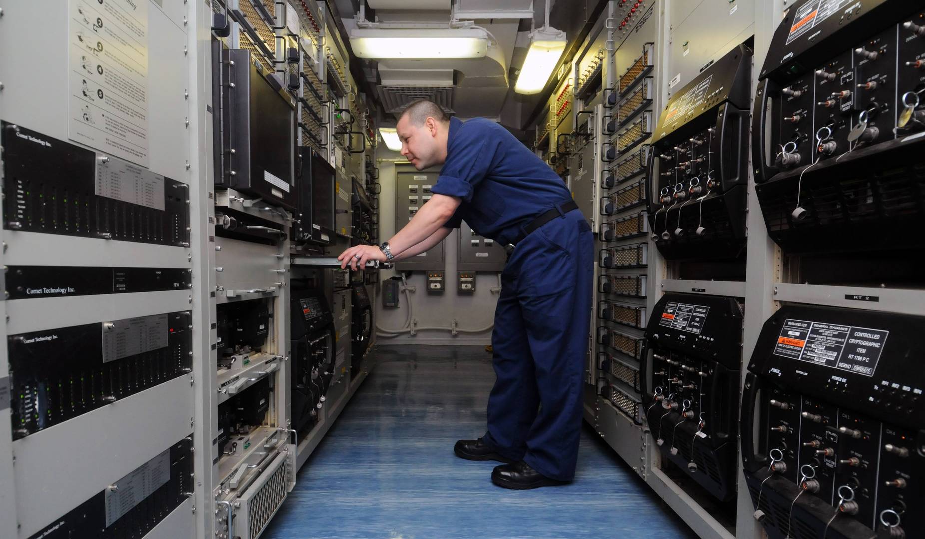 Digital Modular Radio aboard the George H W Bush