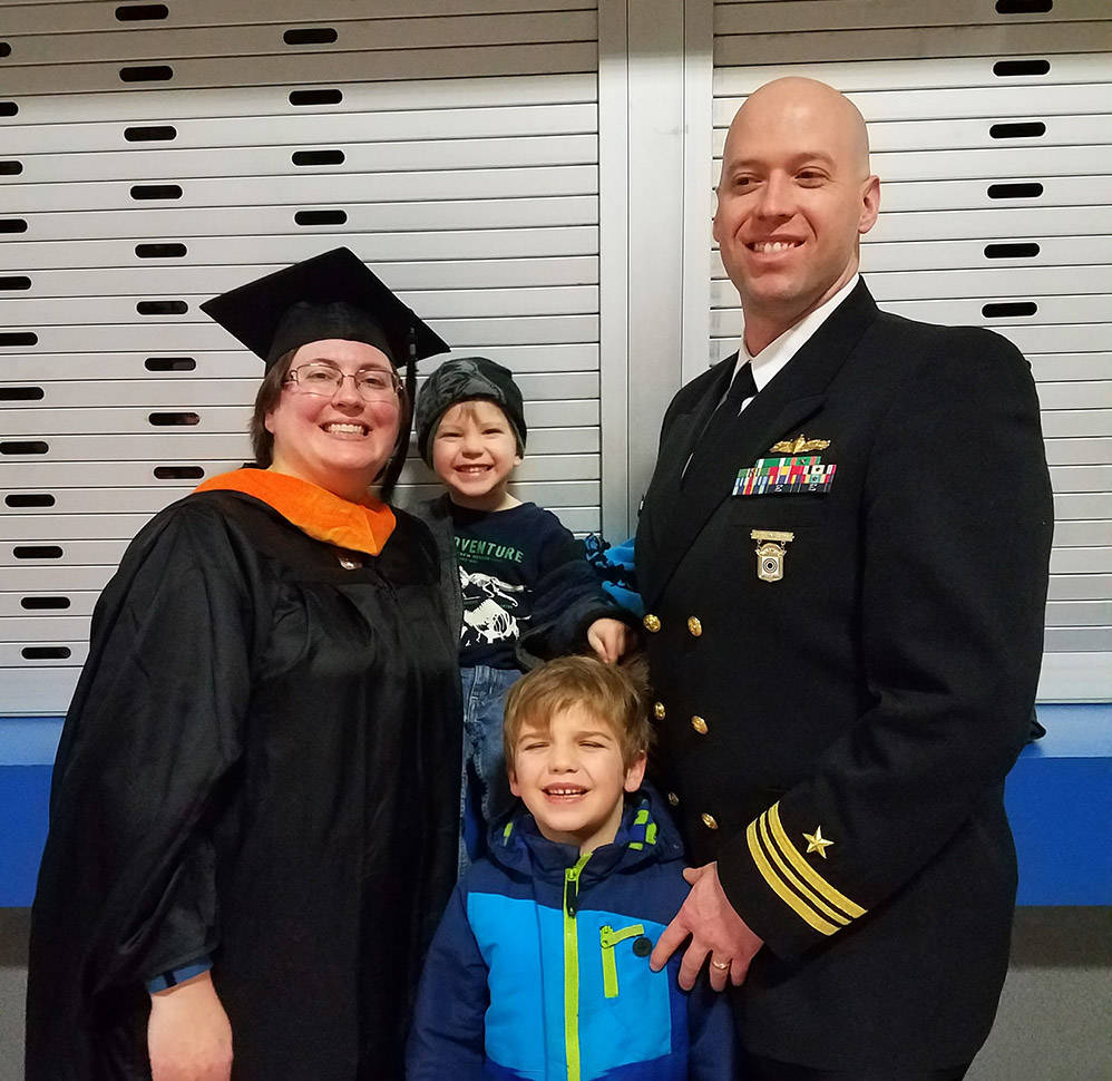 Military Spouse Carrie T Masters Graduation