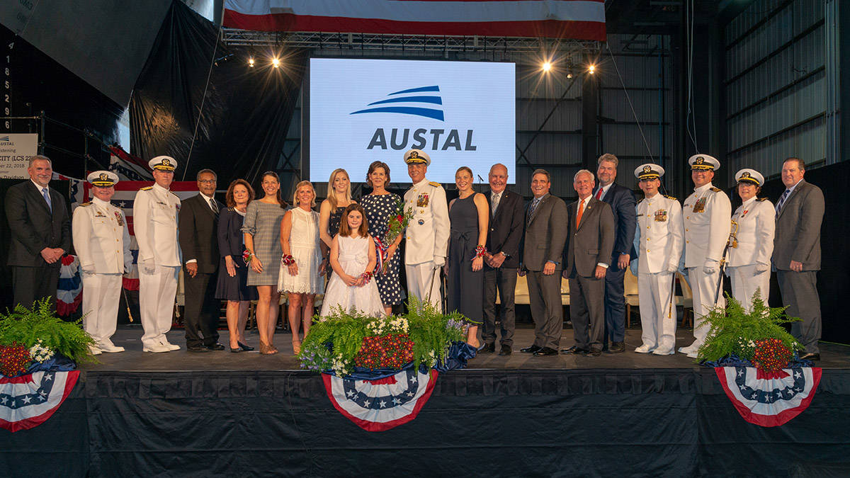 Austal USA Austal USA Celebrates the Christening of Kansas City (LCS