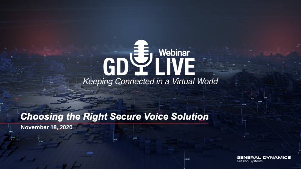 Webinar: Choosing the Right Secure Voice Solution Cover Photo