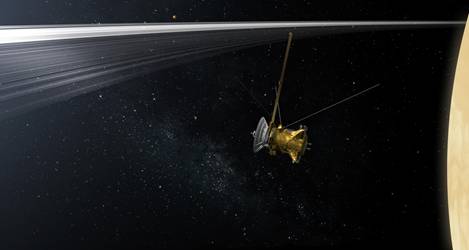 NASA - Cassini Spacecraft at Saturn
