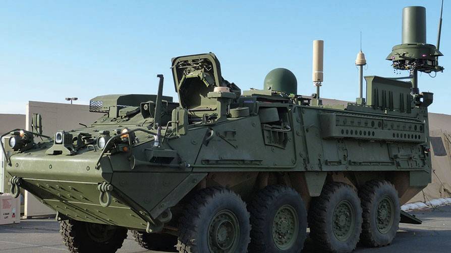 General Dynamics TEWS Stryker right side