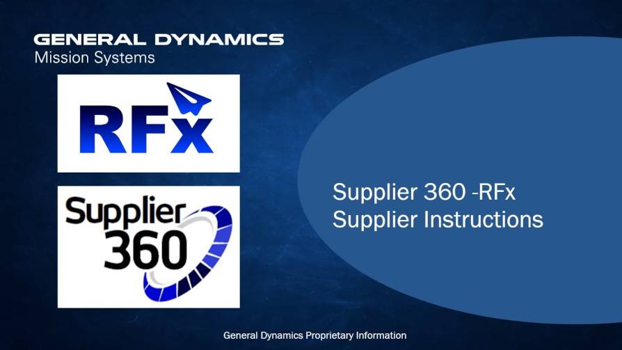Supplier 360 Instructional Video